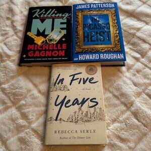 Three Preowned Hardcover Fiction Books